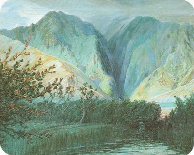 Cataratas Sagradas, Oahu de D. Howard Hitchcock